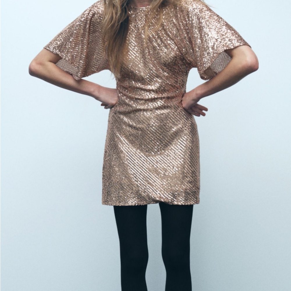 Zara Sequin Mini Dress